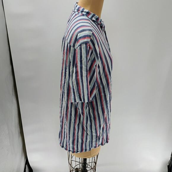 Chubbies Mens XSmall Classy Poplin Friday Shirt Button Down Striped - Picture 13 of 15